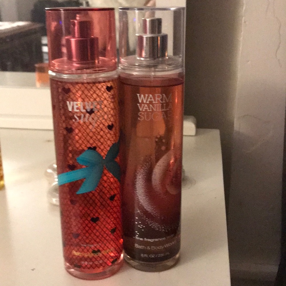 Bath and Body Works Vanilla Sprays